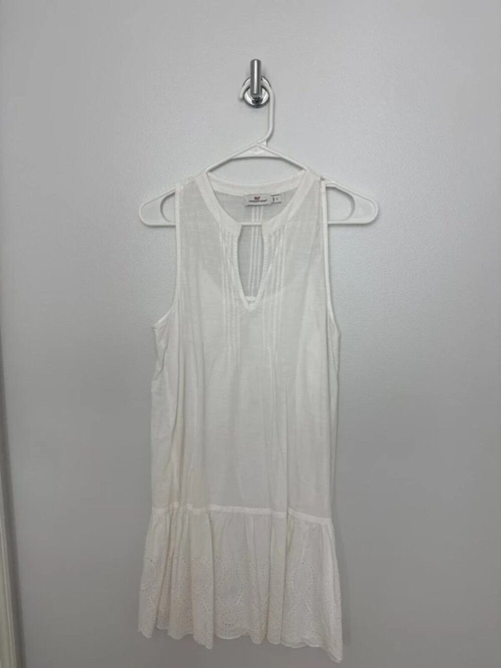 Vineyard Vines White Cotton Dress S